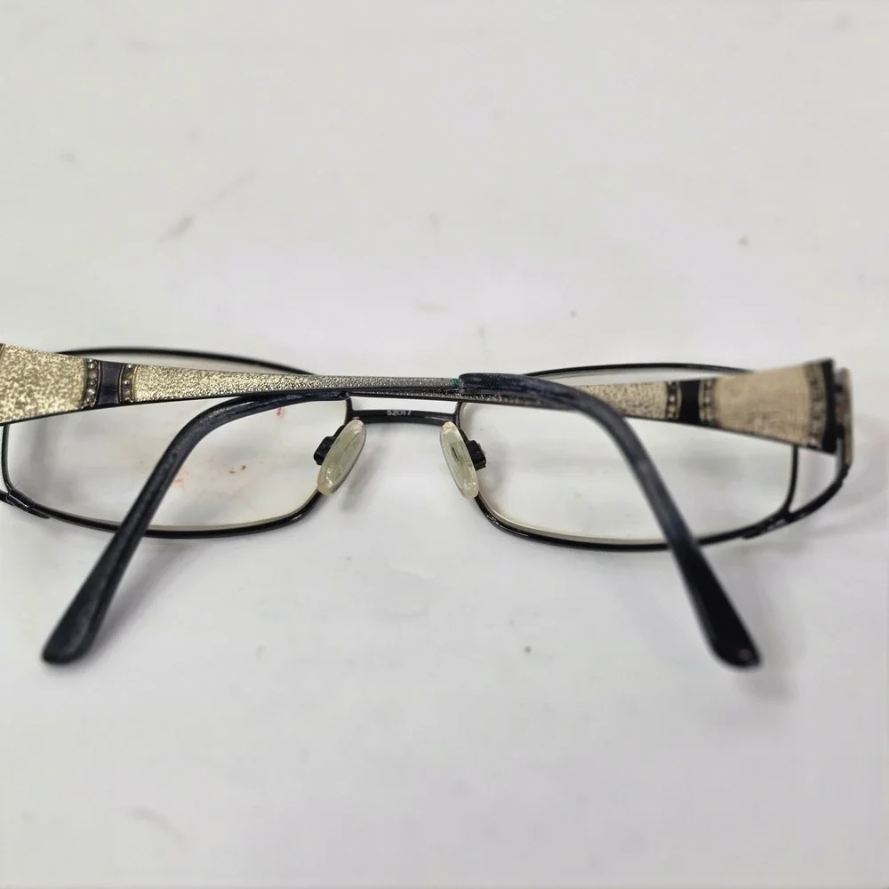 Sophia Loren Beau Rivage 54 Eyeglasses Frame BR54 Black Gold Zyloware‎ 52-17-135